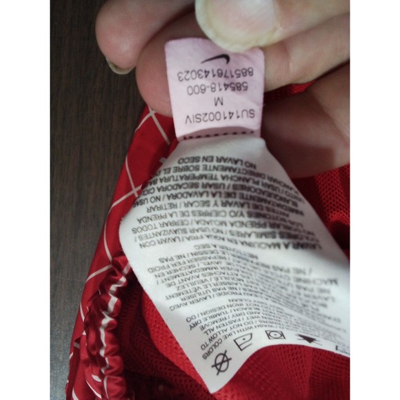Men's Nike Swim Shorts Trunks Size Medium Red - Picture 12 of 16
